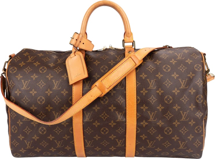 Louis Vuitton Louis Vuitton Monogram Canvas Keepall 50 Bandoulière Travel Bag