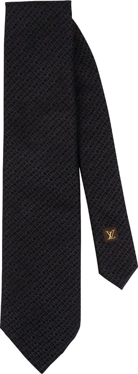 Louis Vuitton Louis Vuitton LV Monogram Silk Tie Krawatte