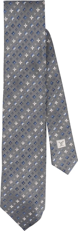 Louis Vuitton Louis Vuitton Monogram Flower Pattern Silk Tie Krawatte