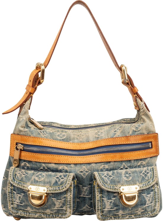 Louis Vuitton Louis Vuitton Monogram Denim Baggy PM Shoulder Bag