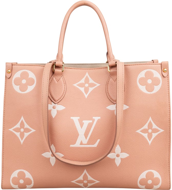 Louis Vuitton Louis Vuitton Leather Monogram Empreinte Giant OnTheGo MM Handbag