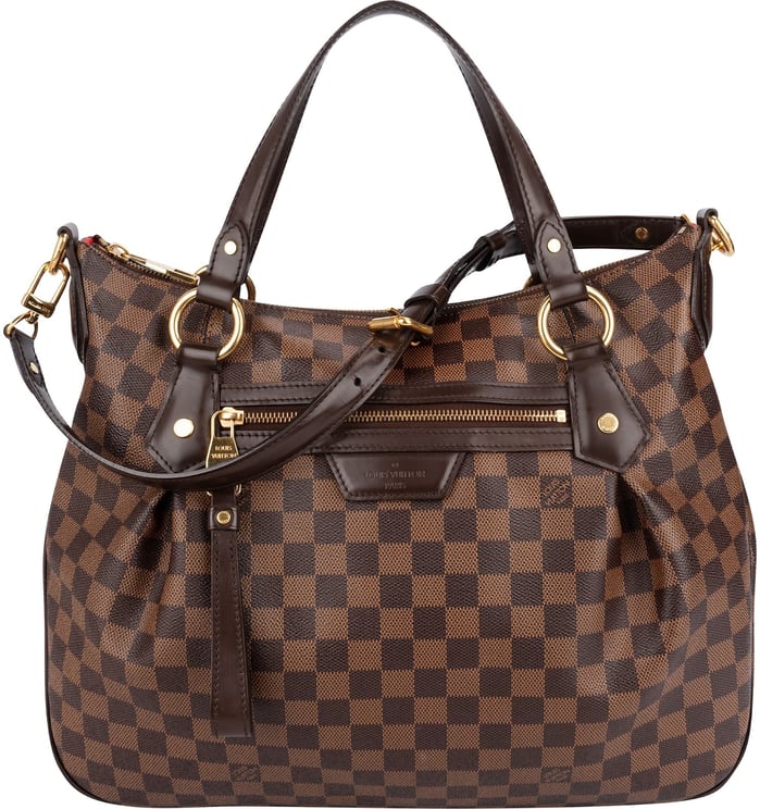 Louis Vuitton Louis Vuitton Monogram Damier Ebene Evora MM Handbag