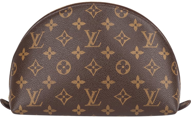 Louis Vuitton Louis Vuitton Monogram Canvas Trousse Demi-Ronde Pouch