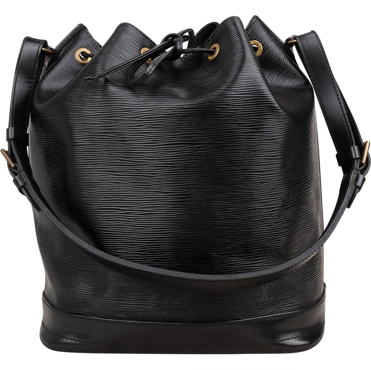Louis Vuitton Louis Vuitton Noir Epi Leather Sac Noé Grande Shoulder Bag