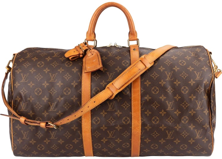Louis Vuitton Louis Vuitton Monogram Canvas Keepall 55 Bandoulière Travel Bag