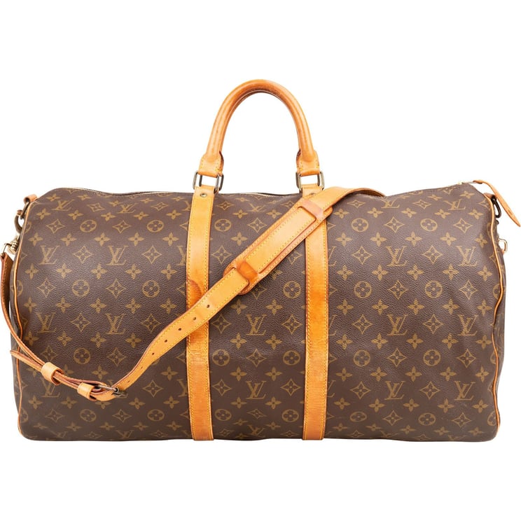 Louis Vuitton Louis Vuitton Monogram Canvas Keepall 55 Bandoulière Travel Bag