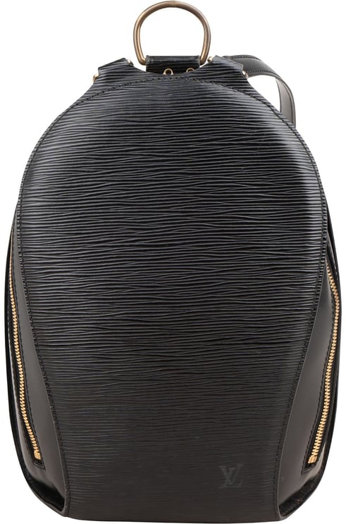 Louis Vuitton Louis Vuitton Noir Epi Leather Mabillon Backpack