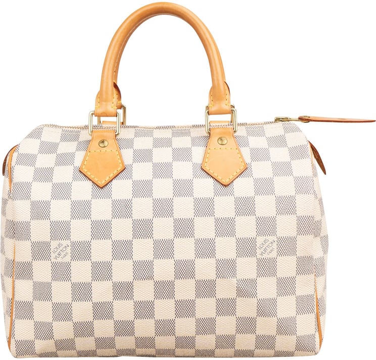 Louis Vuitton Louis Vuitton Monogram Damier Azur Speedy 25 Handbag