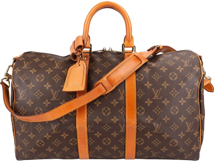 Louis Vuitton Louis Vuitton Monogram Canvas Keepall 45 Bandoulière Travel Bag