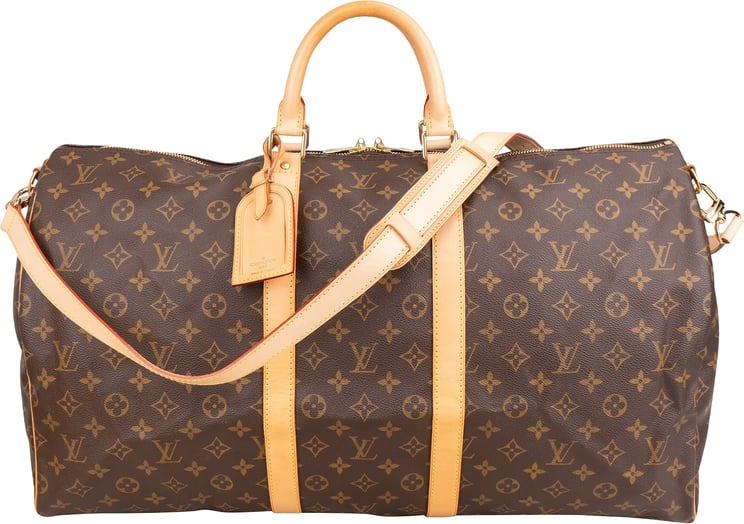 Louis Vuitton Louis Vuitton Monogram Canvas Keepall 55 Bandoulière Travel Bag