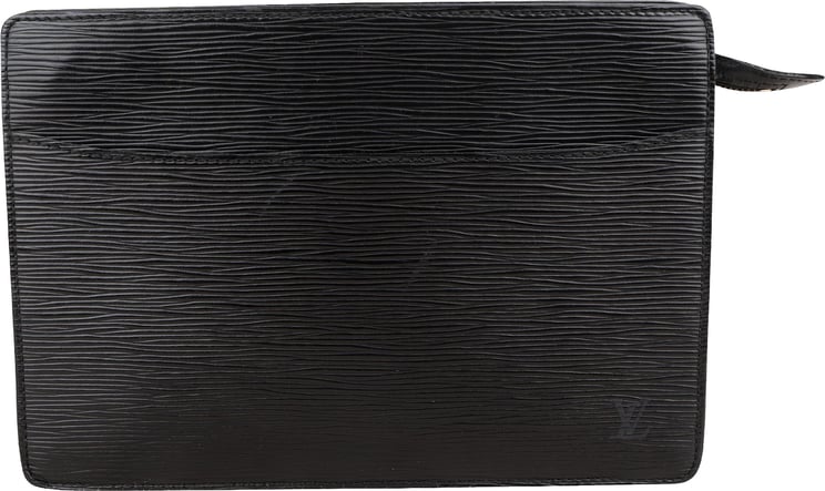 Louis Vuitton Louis Vuitton Noir Epi Leather Pochette Homme Clutch