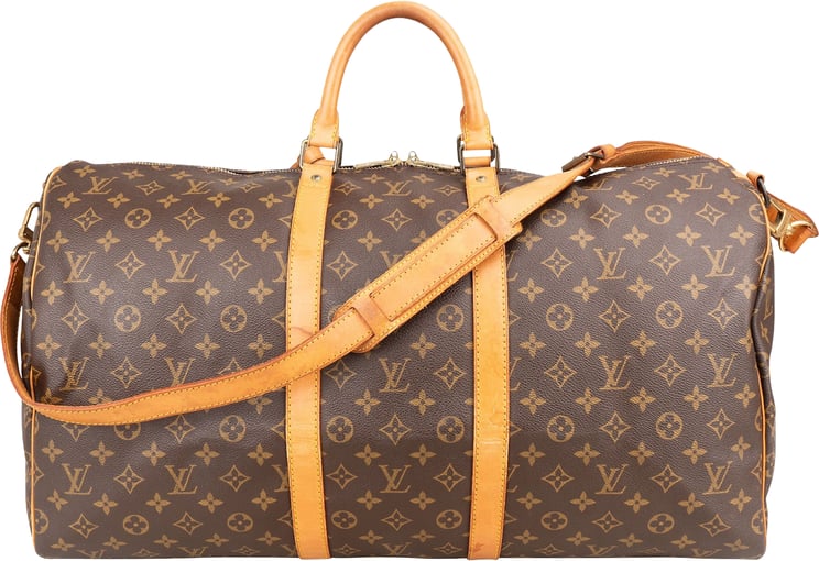 Louis Vuitton Louis Vuitton Monogram Canvas Keepall 55 Bandoulière Travel Bag