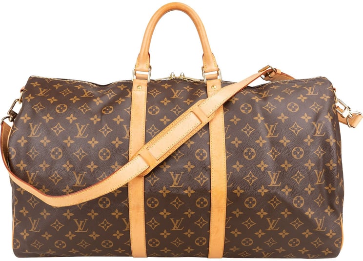 Louis Vuitton Louis Vuitton Monogram Canvas Keepall 55 Bandoulière Travel Bag