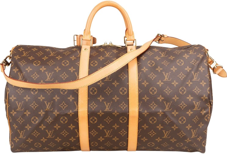 Louis Vuitton Louis Vuitton Monogram Canvas Keepall 55 Bandoulière Travel Bag