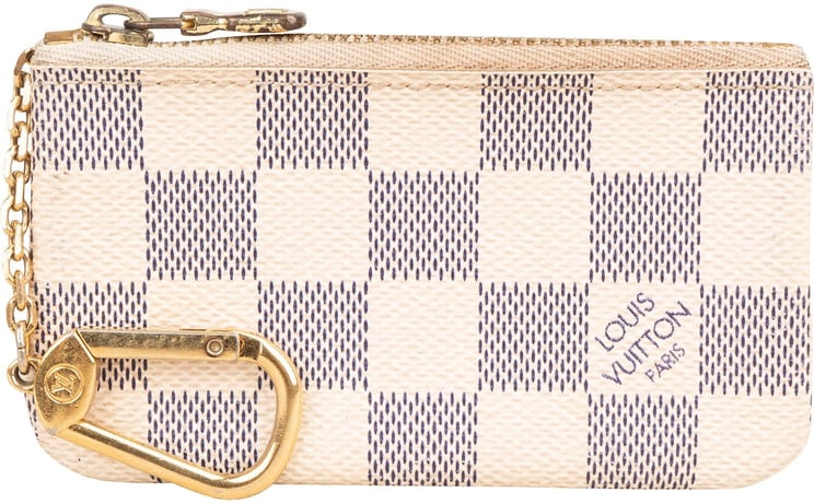 Louis Vuitton Louis Vuitton Monogram Damier Azur Canvas Key Pouch