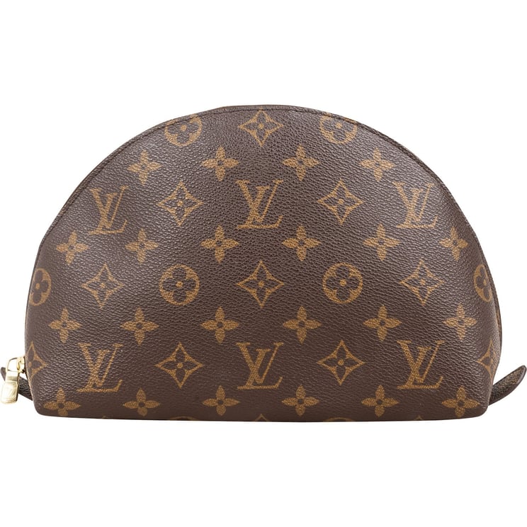 Louis Vuitton Louis Vuitton Monogram Canvas Trousse Demi-Ronde Pouch