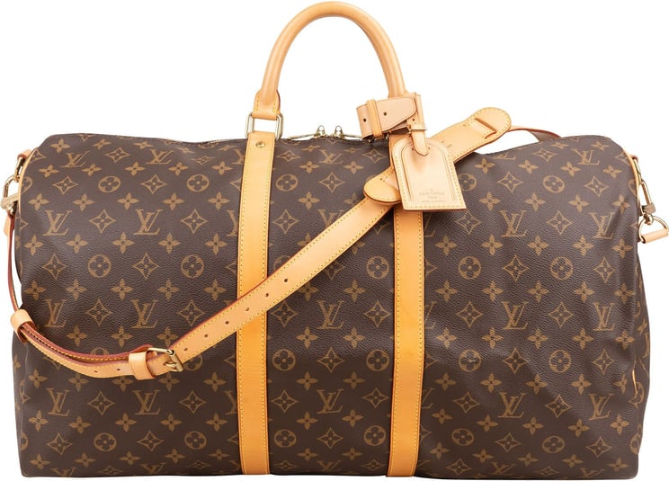 Louis Vuitton Louis Vuitton Monogram Canvas Keepall 55 Bandoulière Travel Bag