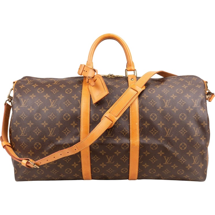 Louis Vuitton Louis Vuitton Monogram Canvas Keepall 55 Bandoulière Travel Bag