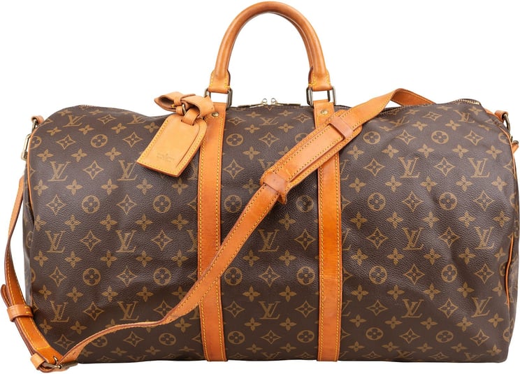 Louis Vuitton Louis Vuitton Monogram Canvas Keepall 55 Bandoulière Travel Bag