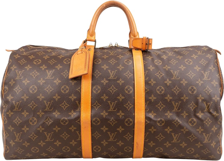 Louis Vuitton Louis Vuitton Monogram Canvas Keepall 55 Travel Bag