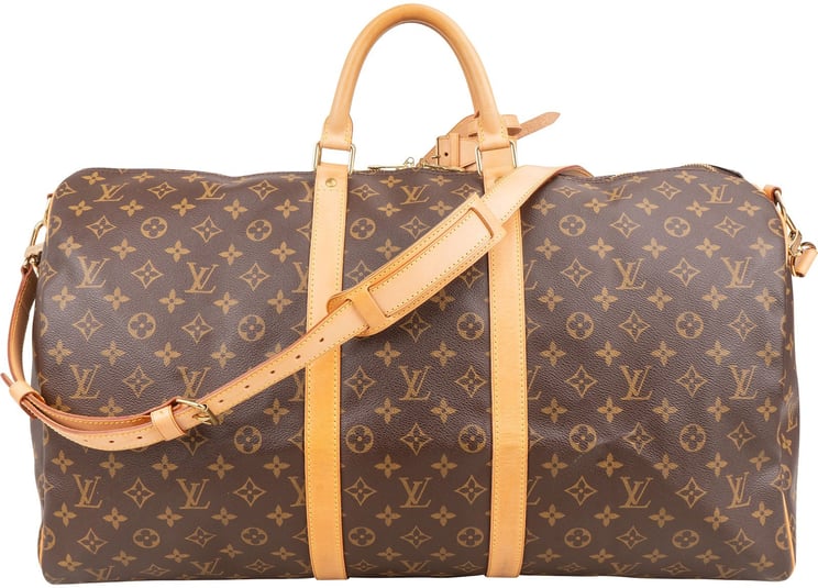Louis Vuitton Louis Vuitton Monogram Canvas Keepall 55 Bandoulière Travel Bag