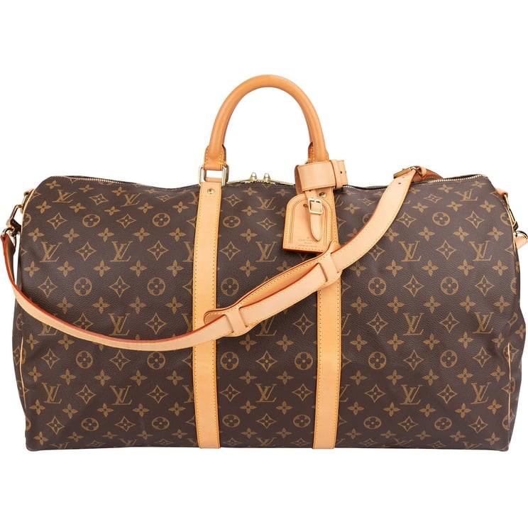 Louis Vuitton Louis Vuitton Monogram Canvas Keepall 55 Bandoulière Travel Bag