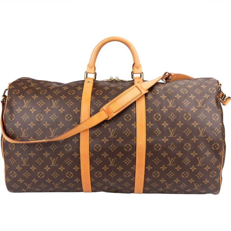 Louis Vuitton Louis Vuitton Monogram Canvas Keepall 60 Bandoulière Travel Bag