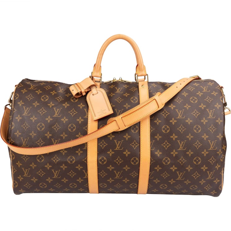 Louis Vuitton Louis Vuitton Monogram Canvas Keepall 55 Bandoulière Travel Bag