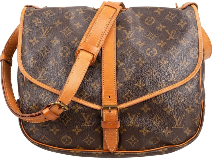 Louis Vuitton Louis Vuitton Monogram Canvas Saumur 35 Crossbody Bag