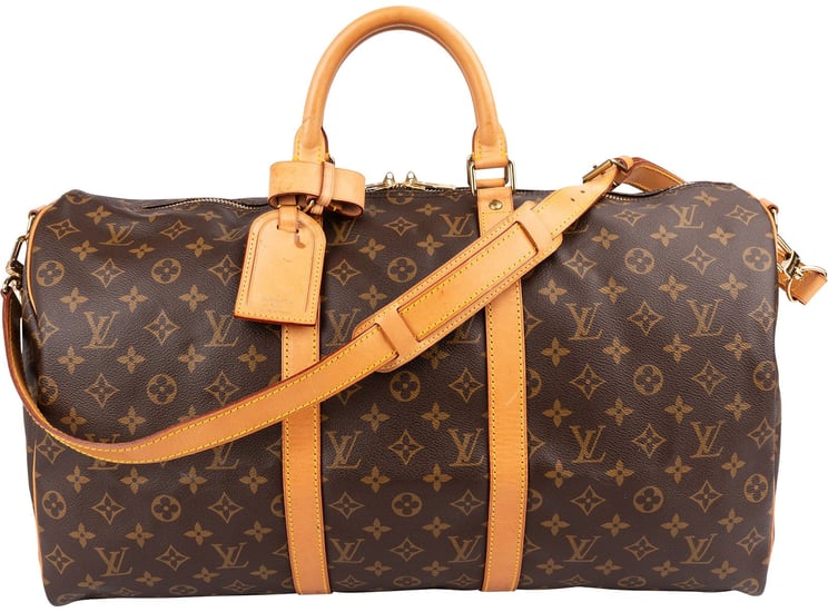 Louis Vuitton Louis Vuitton Monogram Canvas Keepall 50 Bandoulière Travel Bag