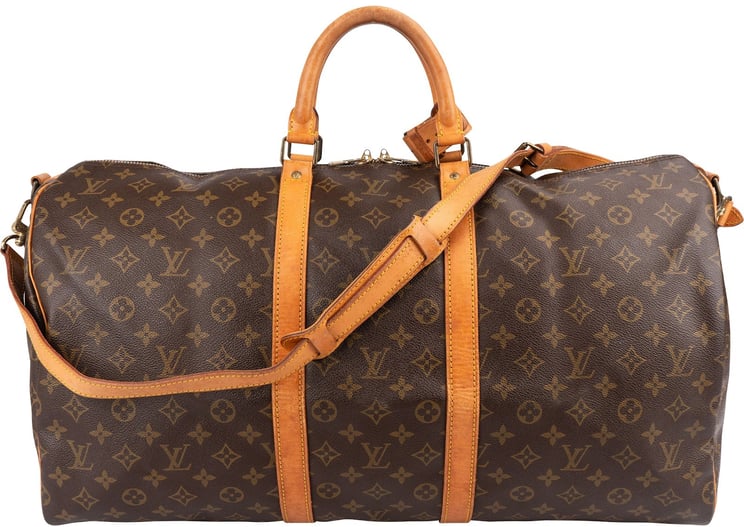 Louis Vuitton Louis Vuitton Monogram Canvas Keepall 55 Bandoulière Travel Bag