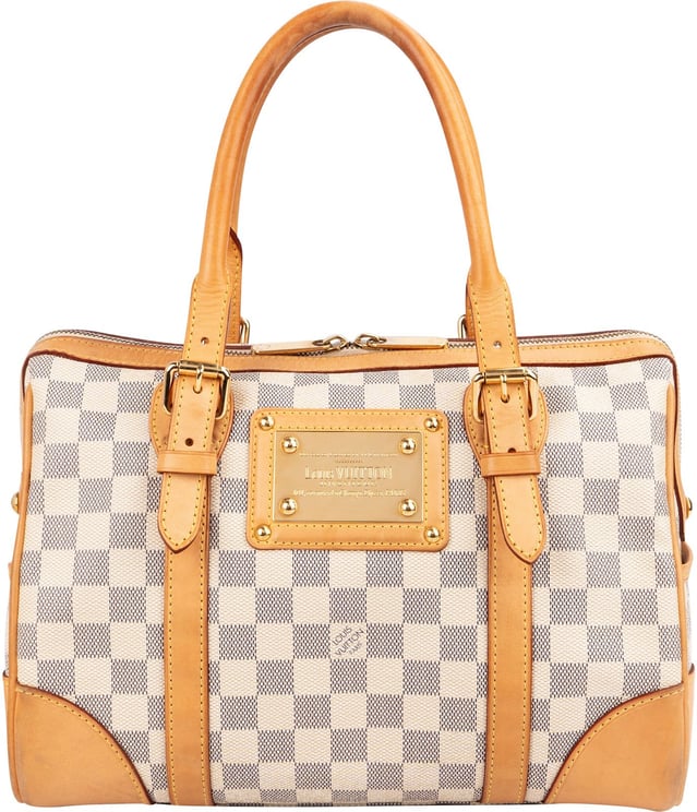 Louis Vuitton Louis Vuitton Monogram Damier Azur Canvas Berkeley Handbag