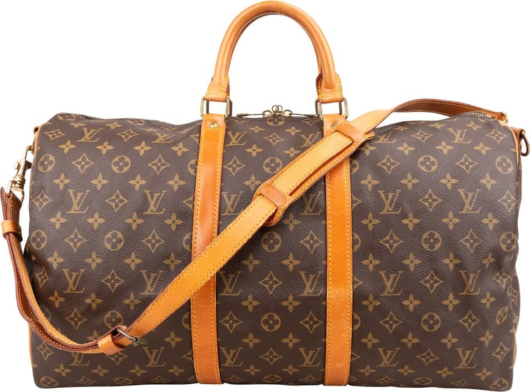 Louis Vuitton Louis Vuitton Monogram Canvas Keepall 50 Bandoulière Travel Bag