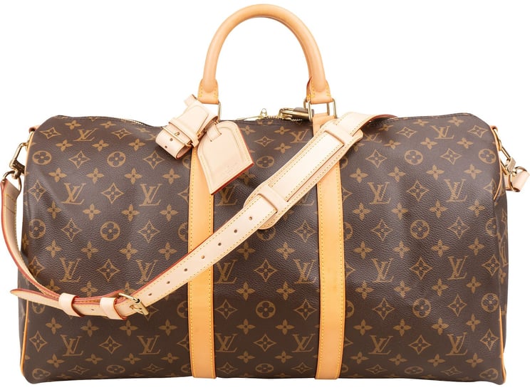 Louis Vuitton Louis Vuitton Monogram Canvas Keepall 50 Bandoulière Travel Bag