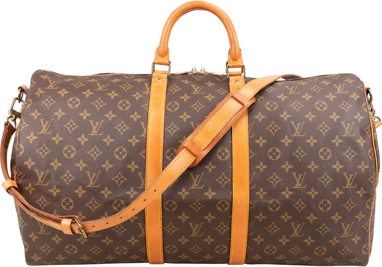 Louis Vuitton Louis Vuitton Monogram Canvas Keepall 55 Bandoulière Travel Bag