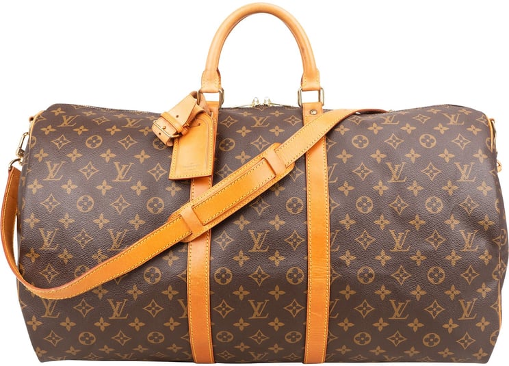 Louis Vuitton Louis Vuitton Monogram Canvas Keepall 55 Bandoulière Travel Bag