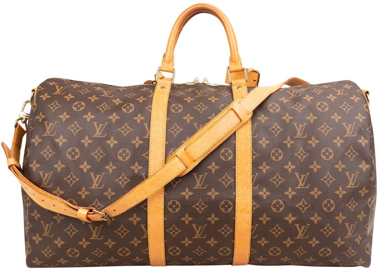 Louis Vuitton Louis Vuitton Monogram Canvas Keepall 55 Bandoulière Travel Bag