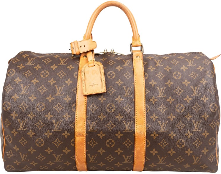 Louis Vuitton Louis Vuitton Monogram Canvas Keepall 50 Travel Bag