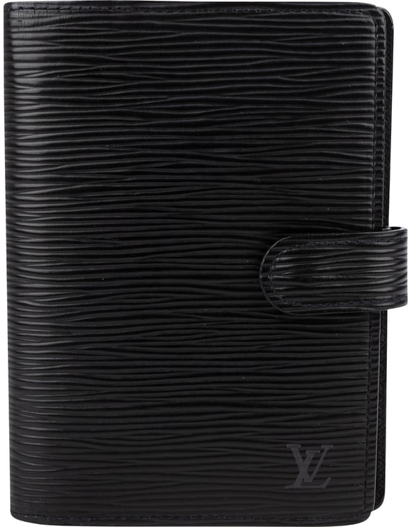 Louis Vuitton Louis Vuitton Noir Epi Leather Agenda PM