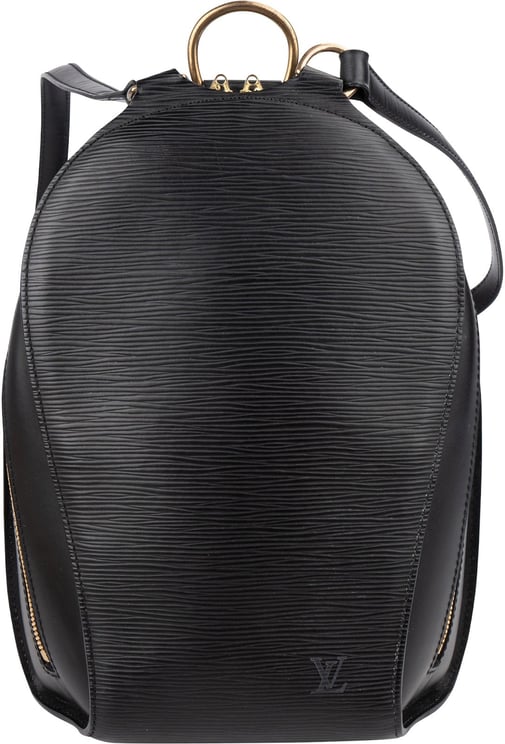 Louis Vuitton Louis Vuitton Noir Epi Leather Mabillon Backpack