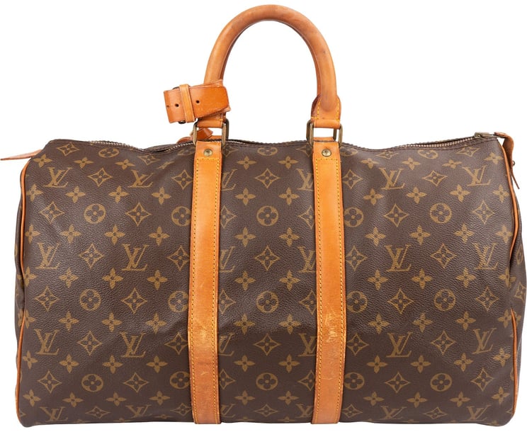 Louis Vuitton Louis Vuitton Monogram Canvas Keepall 45 Travel Bag
