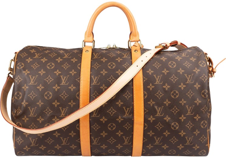 Louis Vuitton Louis Vuitton Monogram Canvas Keepall 50 Bandoulière Travel Bag