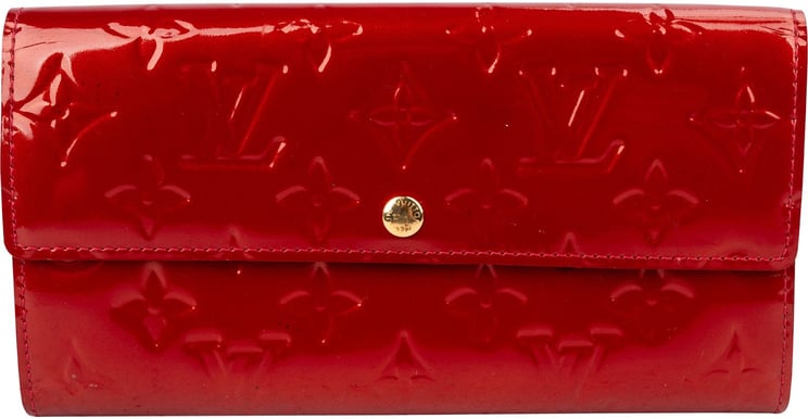 Louis Vuitton Louis Vuitton Monogram Vernis Leather Sarah Wallet