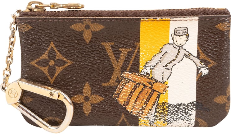 Louis Vuitton Louis Vuitton Monogram Canvas Illustré Evasion Groom Cles Key Pouch