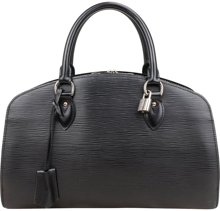 Louis Vuitton Louis Vuitton Noir Epi Leather Pont Neuf PM Handbag