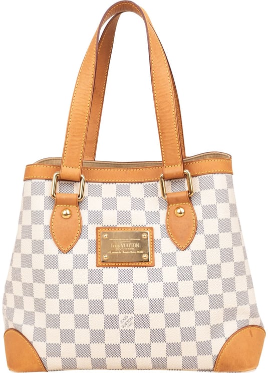 Louis Vuitton Louis Vuitton Monogram Damier Azur Canvas Hamstead MM Shoulder Bag