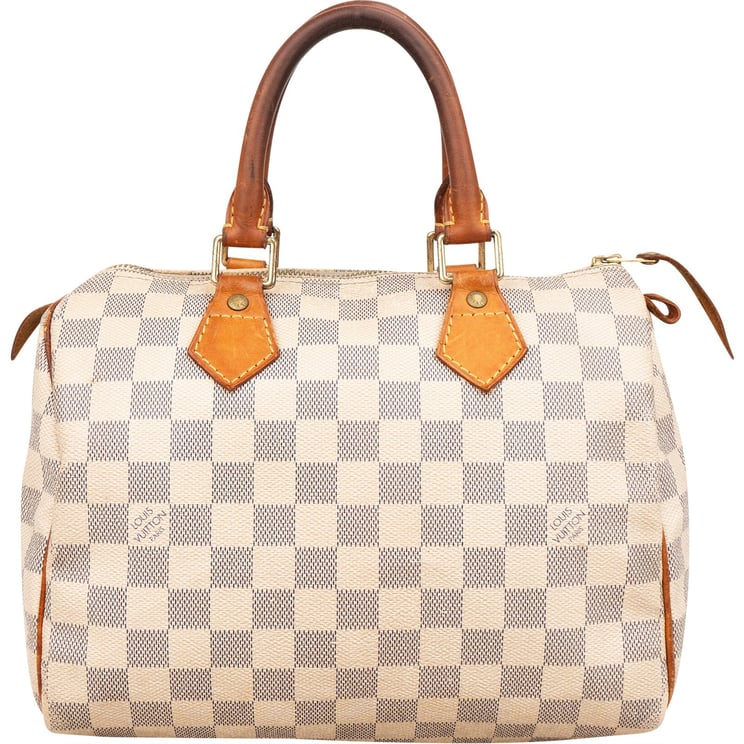 Louis Vuitton Louis Vuitton Monogram Damier Azur Canvas Speedy 25 Handbag