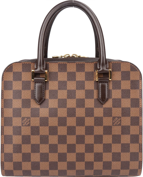 Louis Vuitton Louis Vuitton Damier Ebene Monogram Triana Handbag