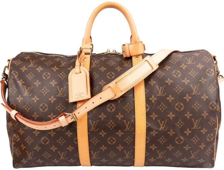 Louis Vuitton Louis Vuitton Monogram Canvas Keepall 50 Bandoulière Travel Bag