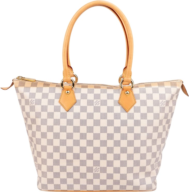 Louis Vuitton Louis Vuitton Monogram Damier Azur Canvas Saleya MM Shoulder Bag